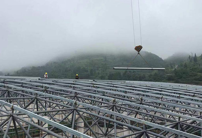 敦煌网架施工